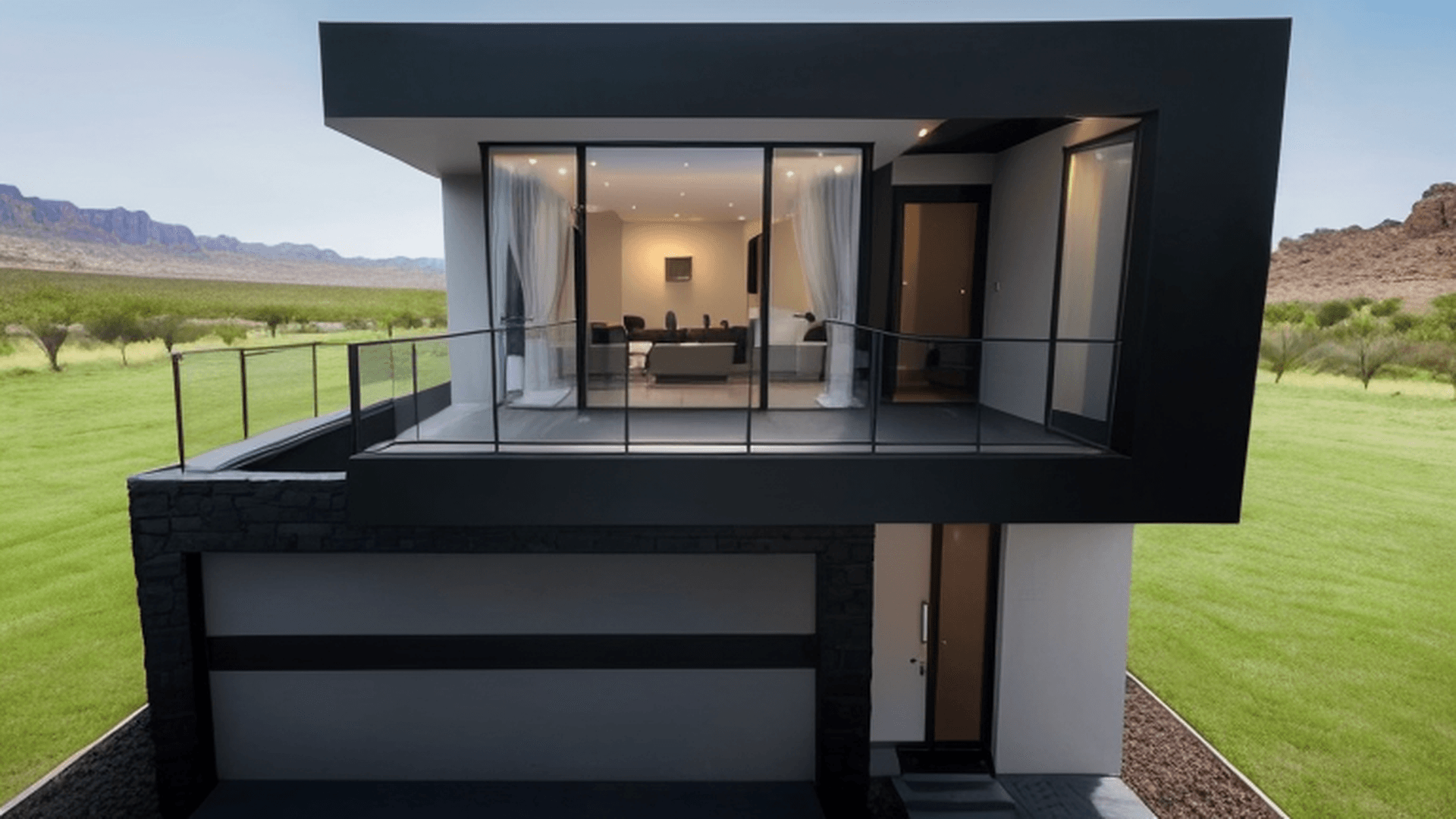 Opción 1 — Ladrillo y Piedra Natural