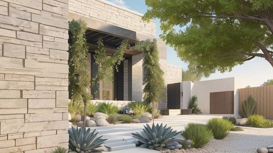 Opción 1 — Ladrillo y Piedra Natural