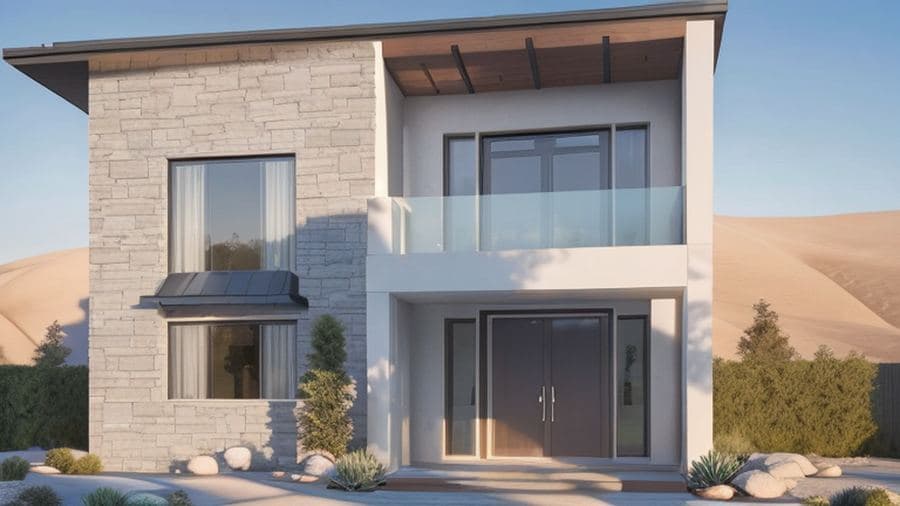 Opción 1 — Ladrillo y Piedra Natural