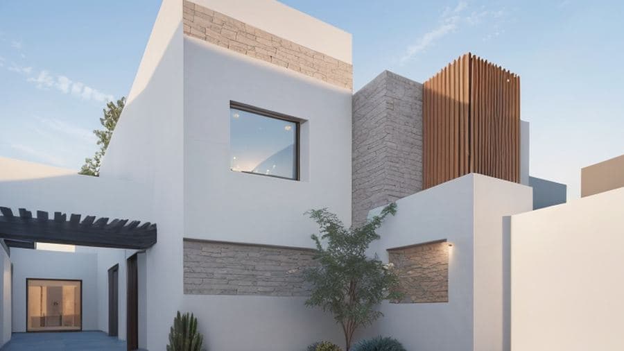 Opción 1 — Ladrillo y Piedra Natural