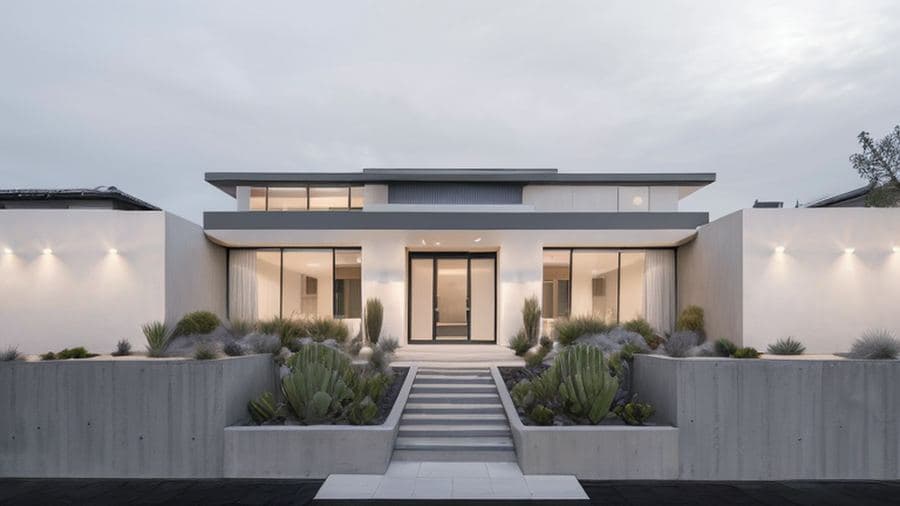 Opción 3 — Concreto y Grises