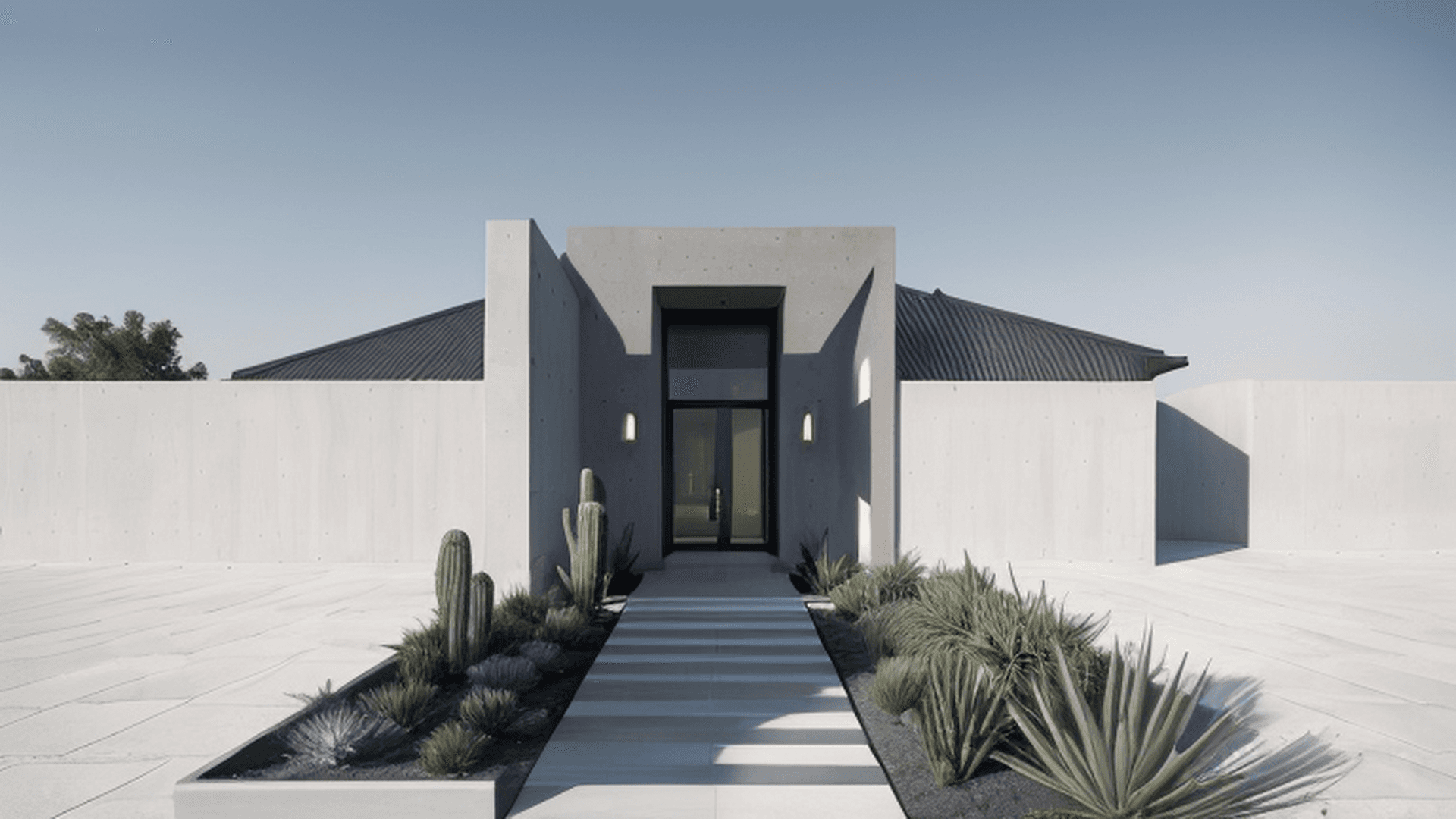 Opción 3 — Concreto y Grises