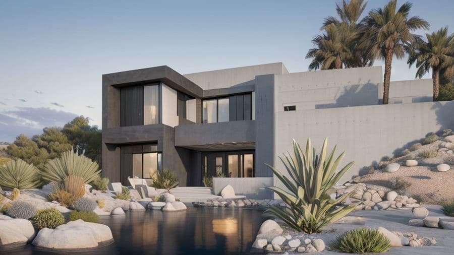 Opción 3 — Concreto y Grises