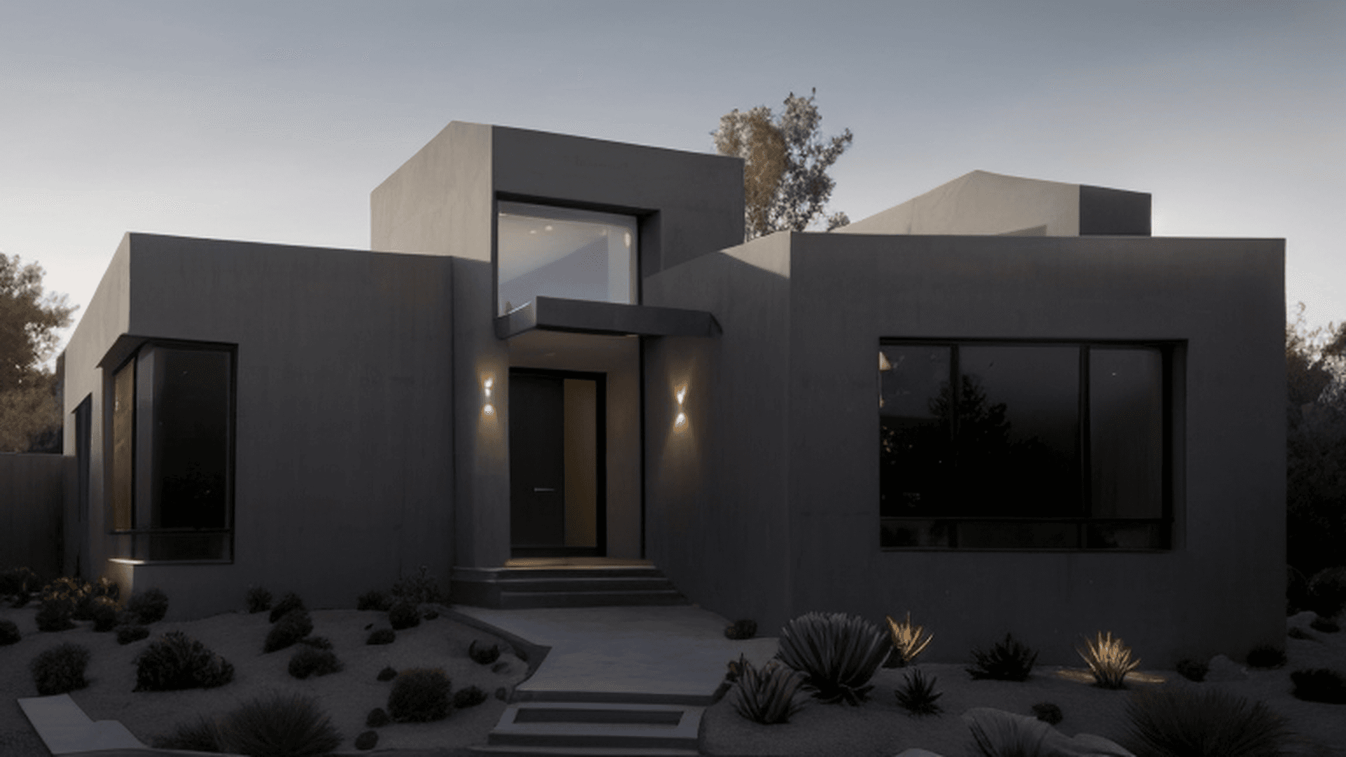 Opción 3 — Concreto y Grises