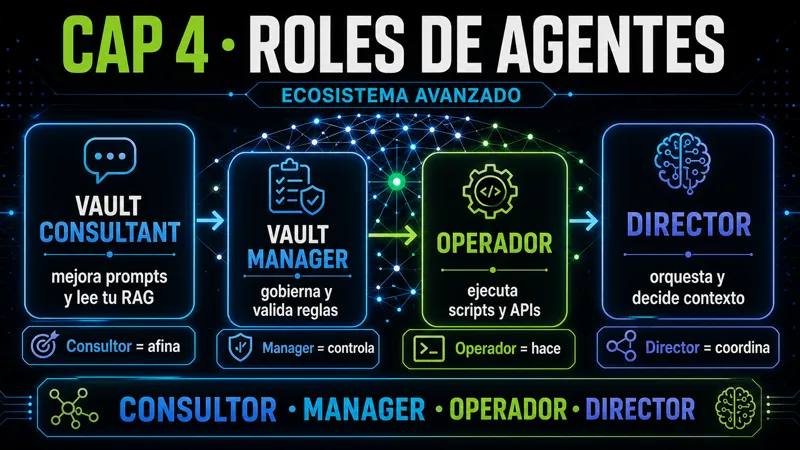 Roles de agentes en un sistema de automatización